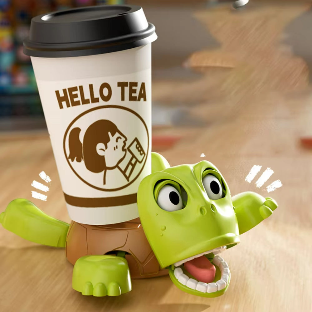 Panicked Turtle Coaster - Add Fun to Your Coffee Breaks!