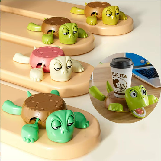 Panicked Turtle Coaster - Add Fun to Your Coffee Breaks!